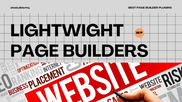 best lightweight page builder plugins